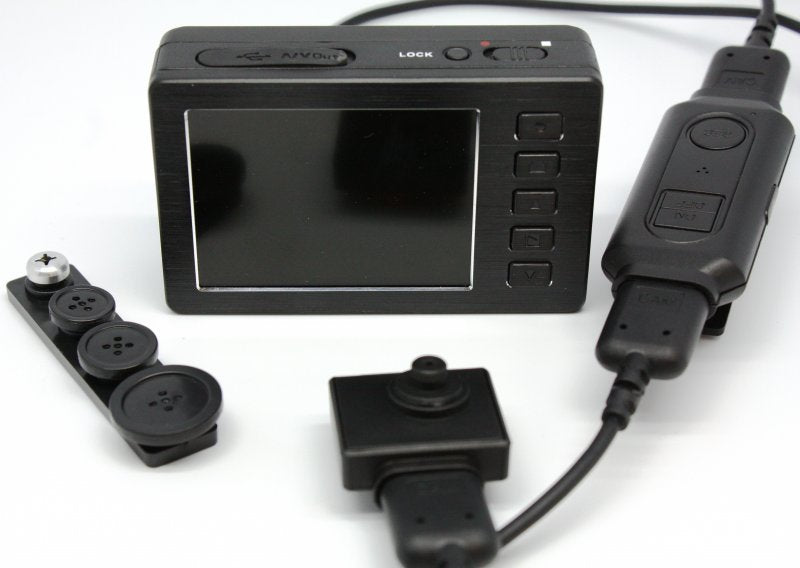 HD dvr with button camera