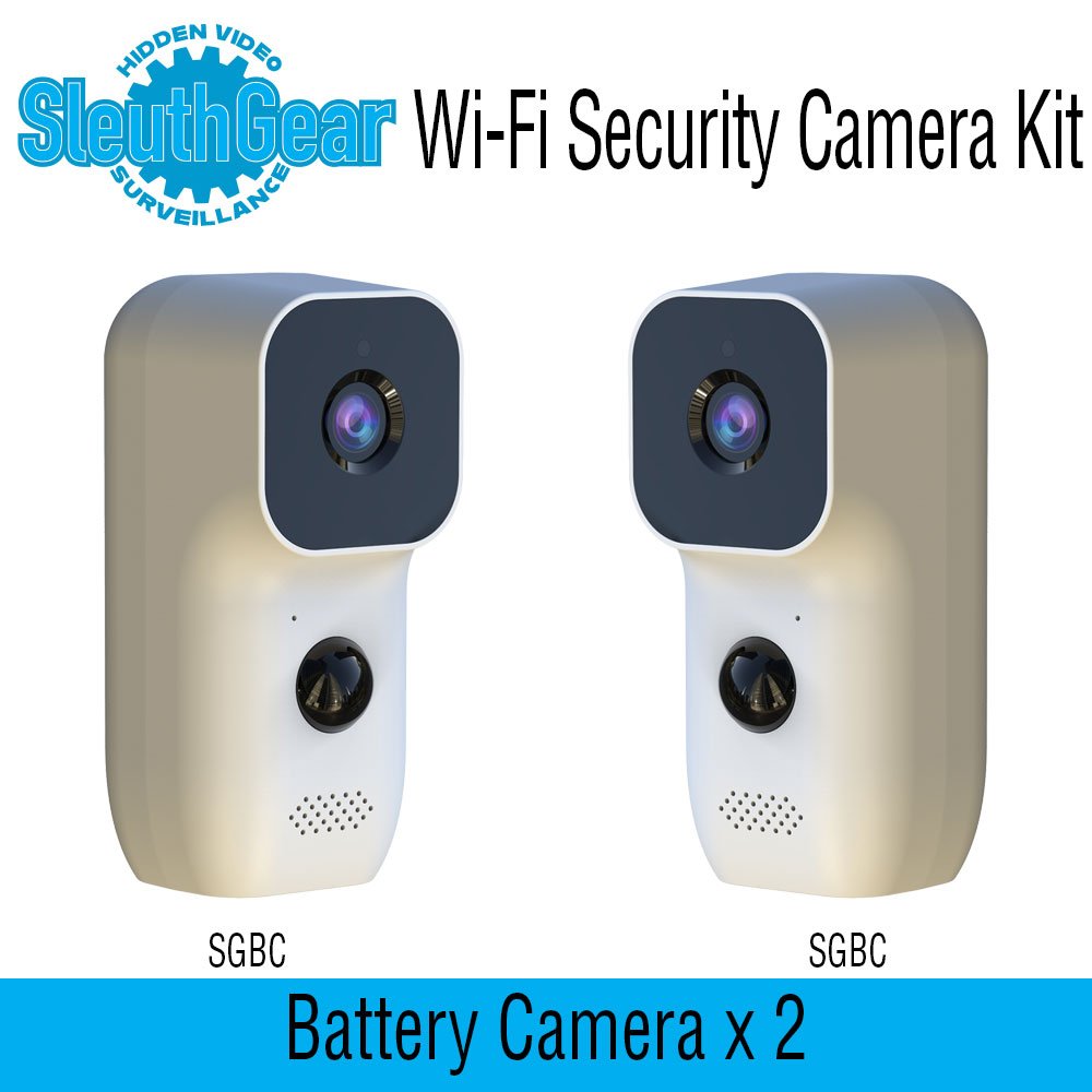 SG indoor/outdoor battery or solar powered cameras